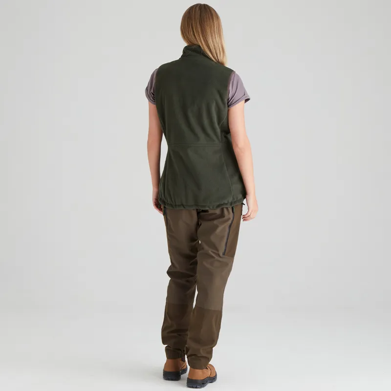 Ridgeline Women's Kodiak Fleece Gilet - Deep Forest-5