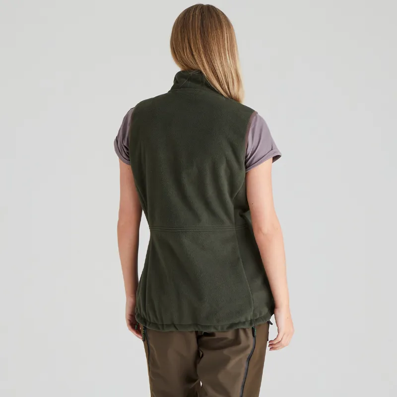 Ridgeline Women's Kodiak Fleece Gilet - Deep Forest-2