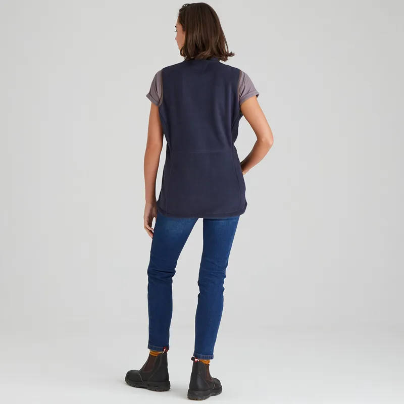 Ridgeline Women's Kodiak Fleece Gilet - Navy-3