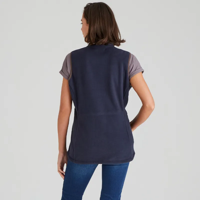 Ridgeline Women's Kodiak Fleece Gilet - Navy-2