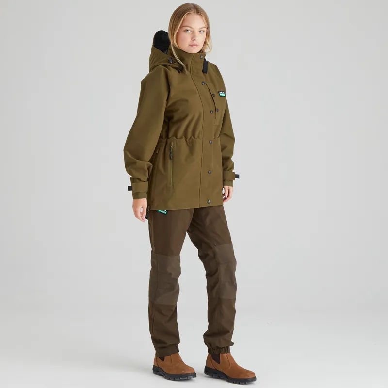 Ridgeline Women's Monsoon Classic Jacket - Teak-3