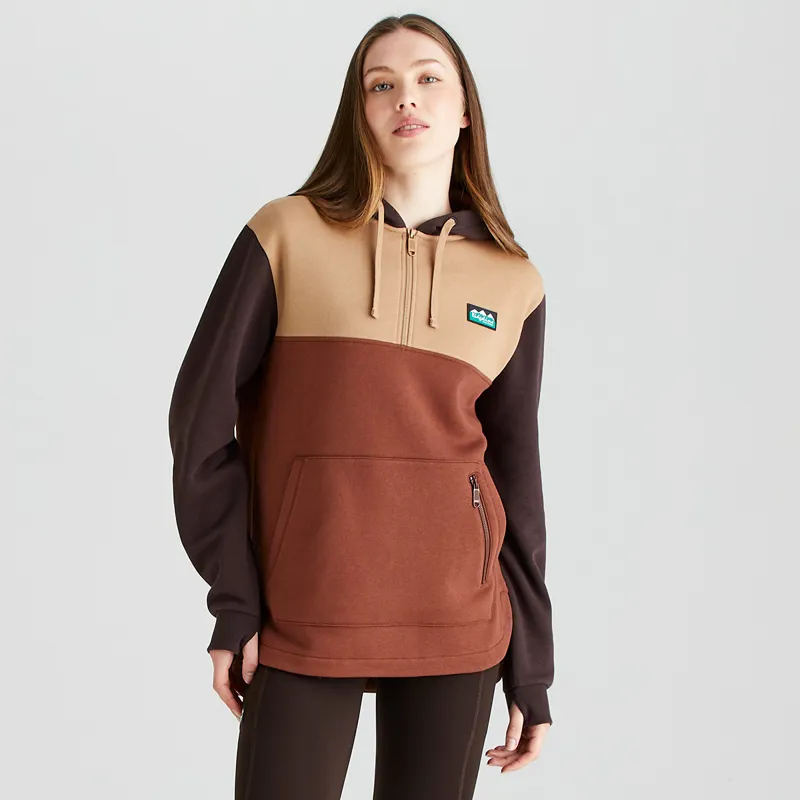 Ridgeline Women's Tribe Hoodie - Nutmeg Tri Colour