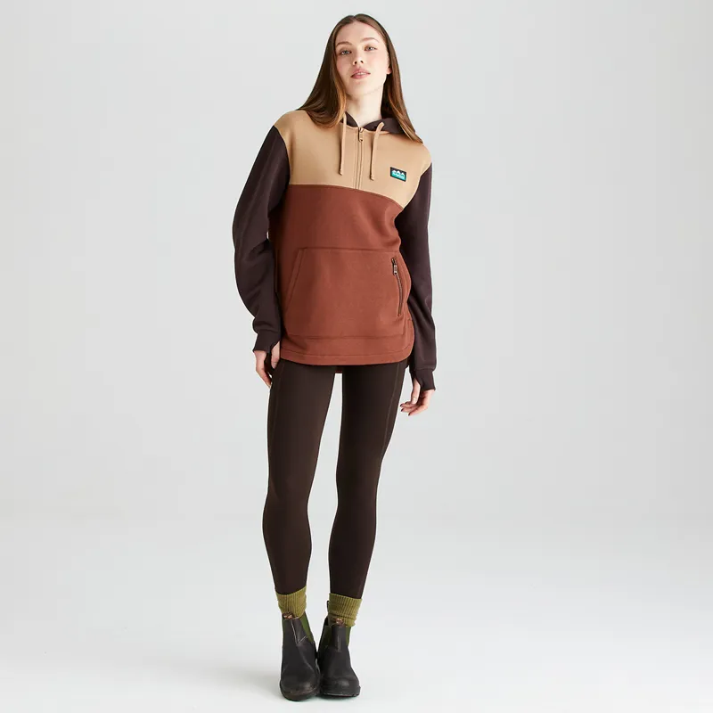 Ridgeline Women's Tribe Hoodie - Nutmeg Tri Colour-4