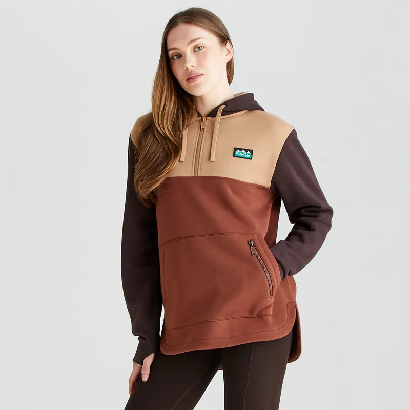 Ridgeline Women's Tribe Hoodie - Nutmeg Tri Colour-1