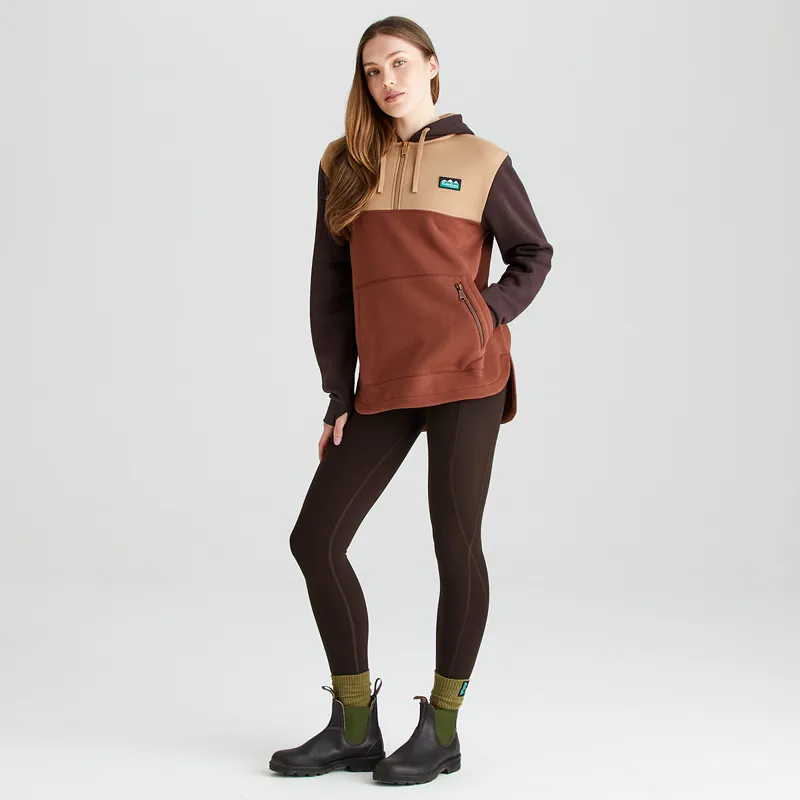 Ridgeline Women's Tribe Hoodie - Nutmeg Tri Colour-3