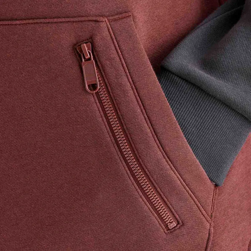 Ridgeline Women's Tribe Hoodie - Oxblood Tri Colour-6