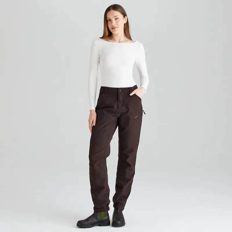 Ridgeline Women's Cambrian Trouser - Deep Bark-3