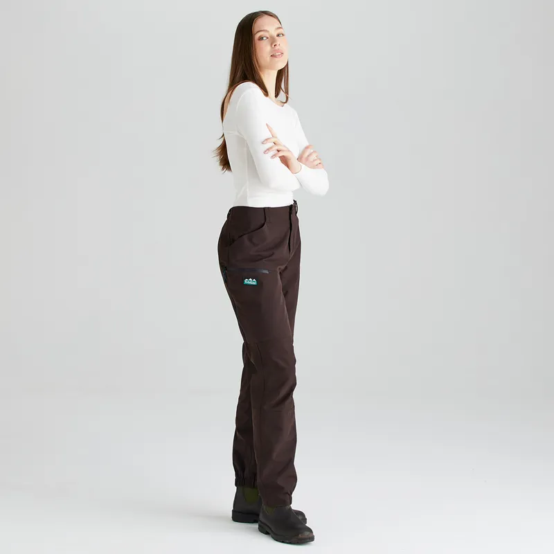 Ridgeline Women's Cambrian Trouser - Deep Bark-5