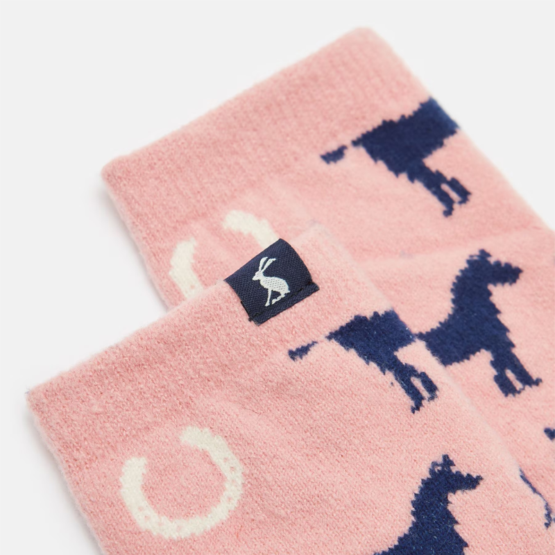 Joules Kids' Warmly Super Soft Socks - Horse-1