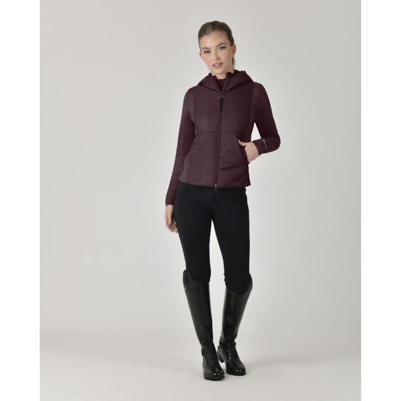 WeatherBeeta Hybrid Padded Jacket - Mulberry-2