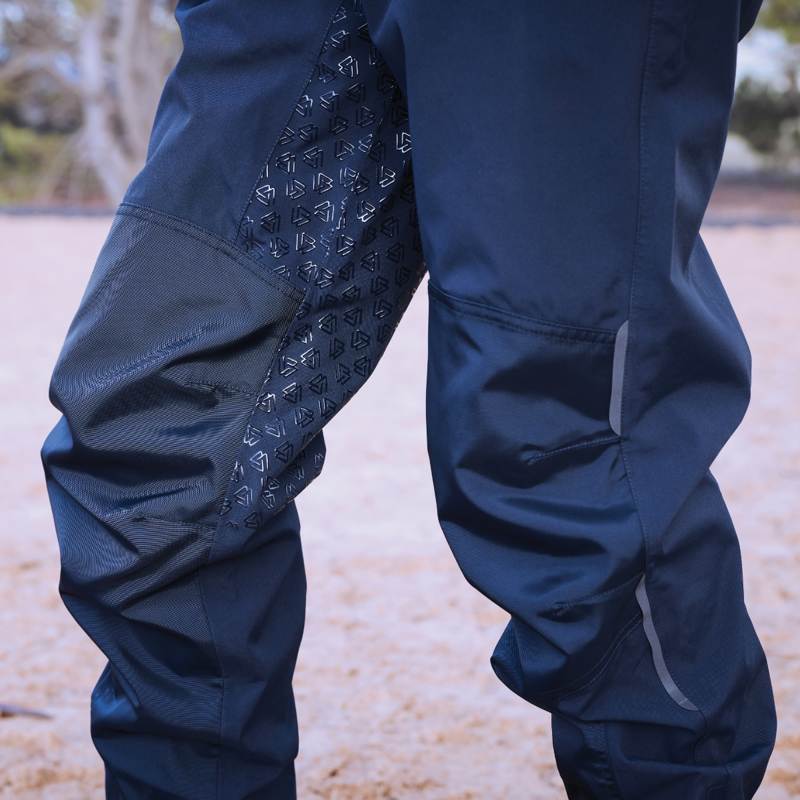 WeatherBeeta Rayne Waterproof Overtrousers II - Navy/White-4