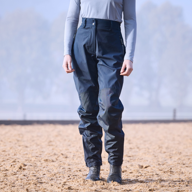 WeatherBeeta Rayne Waterproof Overtrousers II - Navy/White-6
