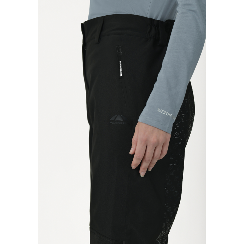 WeatherBeeta Rayne Waterproof Overtrousers II - Black/White-3