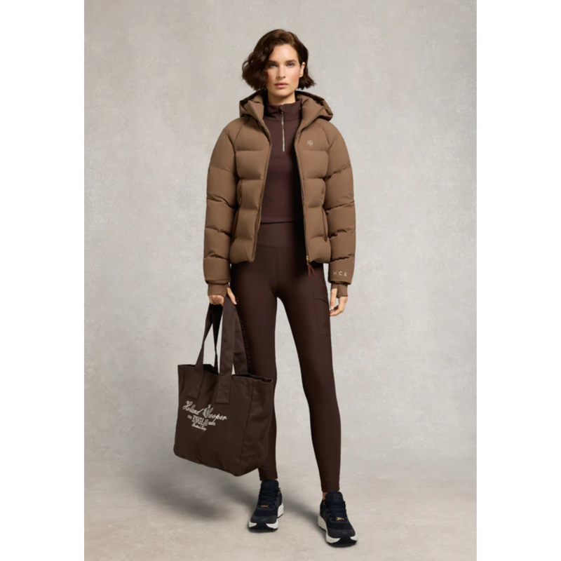 Holland Cooper Chiltern Legging - Walnut-3