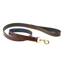 WeatherBeeta Polo Leather Dog Lead - Beaufort Brown/Purple/Teal