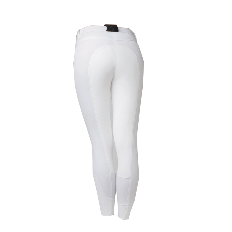 Horseware Ladies Woven Competition Breeches - White-1