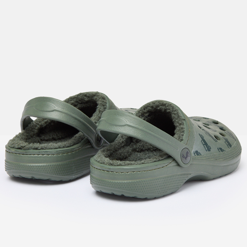 Joules Boys' Winter Poole Clogs - Green-1