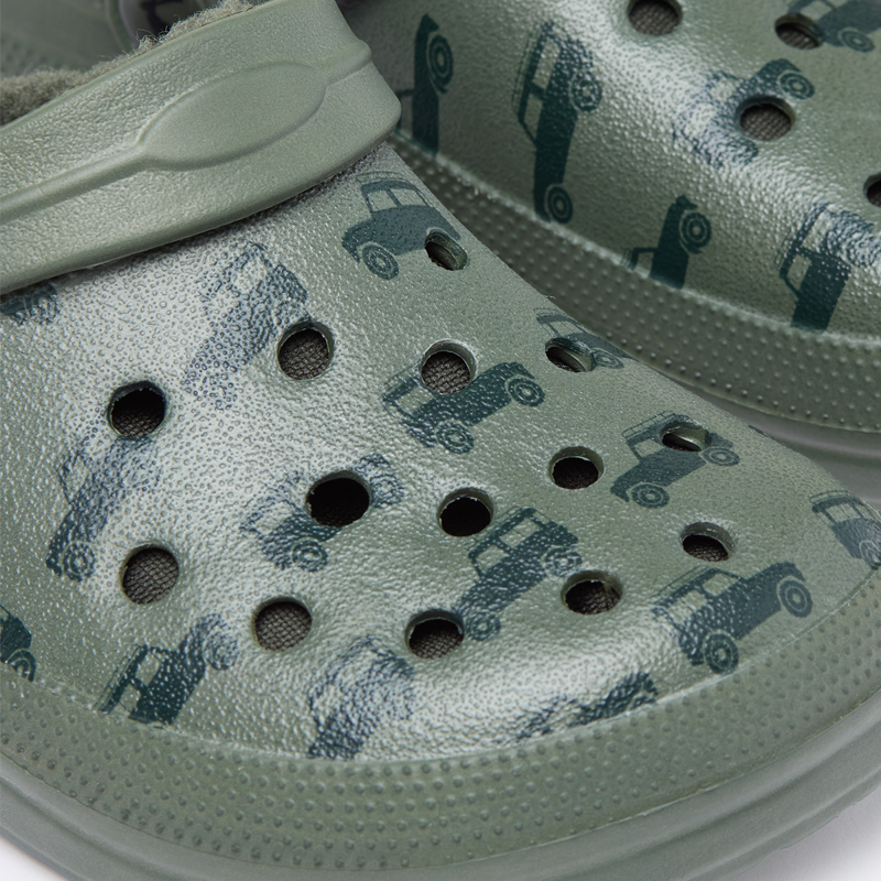 Joules Boys' Winter Poole Clogs - Green-5