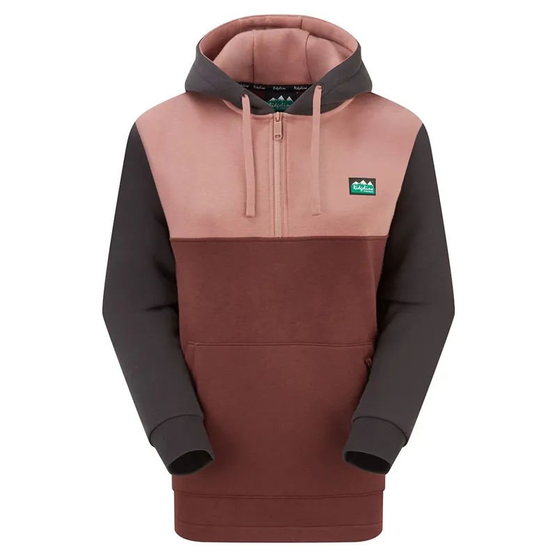 Ridgeline Women's Tribe Hoodie - Oxblood Tri Colour-7