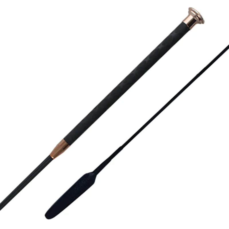 Woof Wear Harmony Leather Dressage Whip - Black/Rose Gold