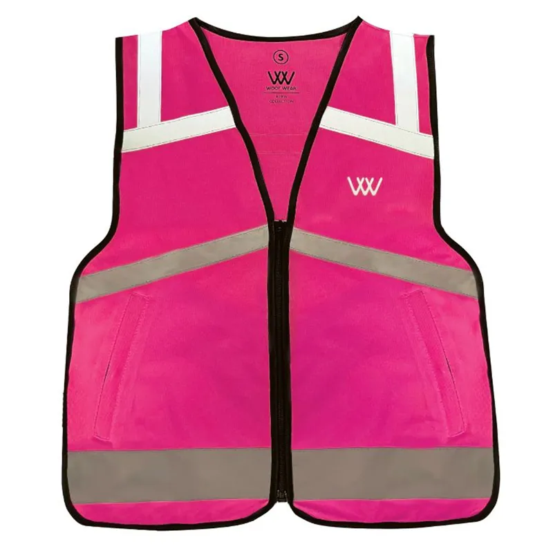Woof Wear Hi Vis Riding Vest - Pink
