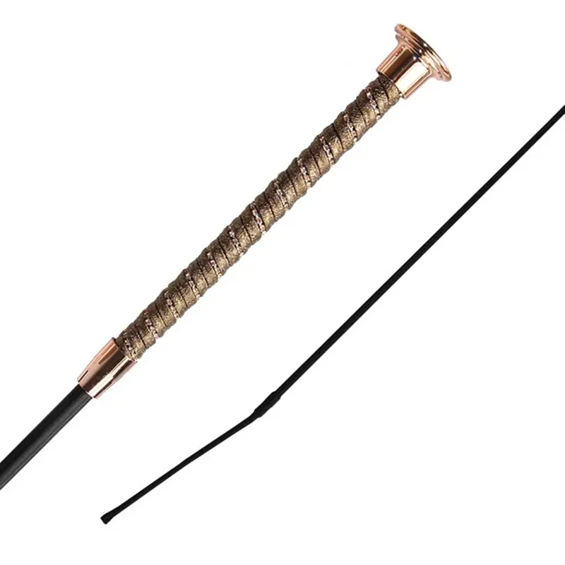 Woof Wear Twisted Dressage Whip - Cappuccino