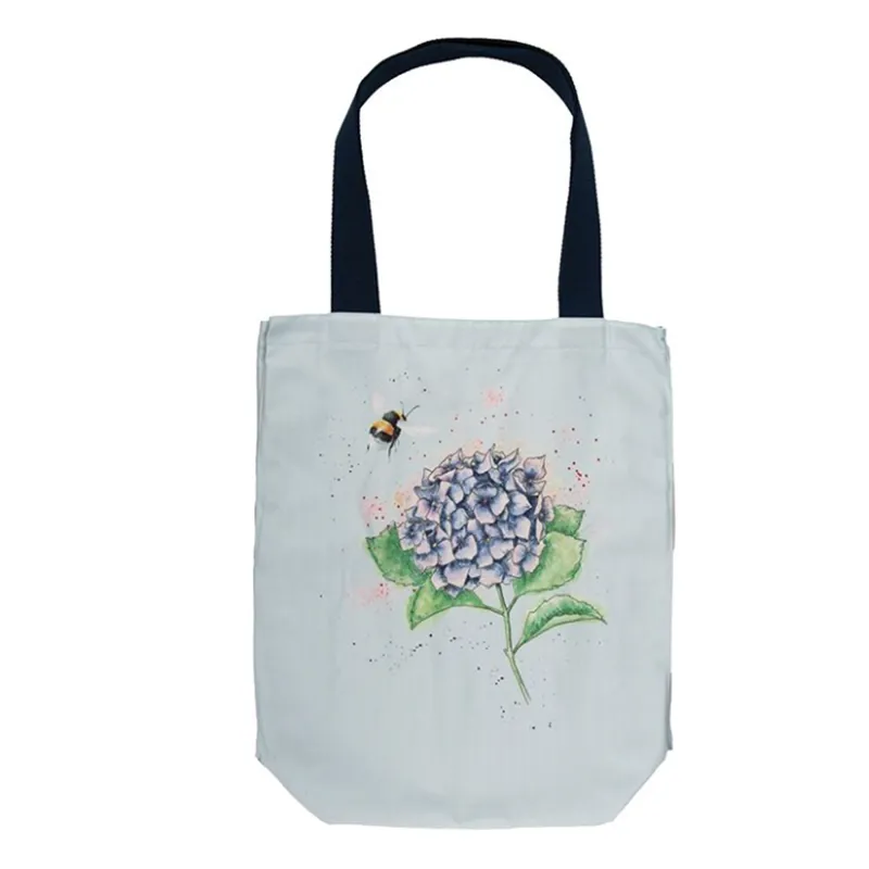 Wrendale Designs 'Hydrangea' Bee Canvas Tote Bag 