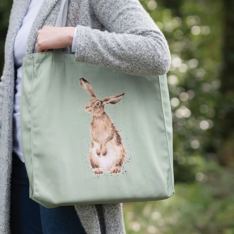 Wrendale Designs 'Hare and the Bee' Canvas Tote Bag-1