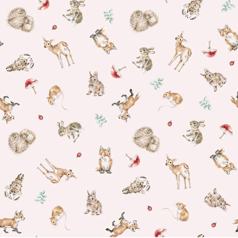 Wrendale Designs Little Forest Placement Print Babygrow-2