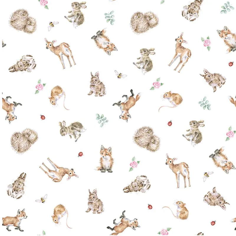 Wrendale Designs Little Forest Printed Babygrow-5