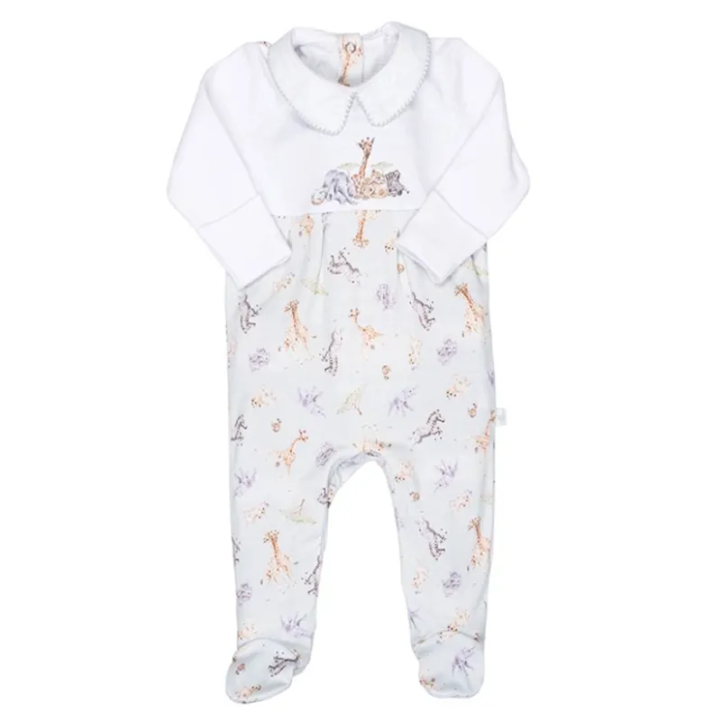 Wrendale Designs Little Savannah Placement Print Babygrow