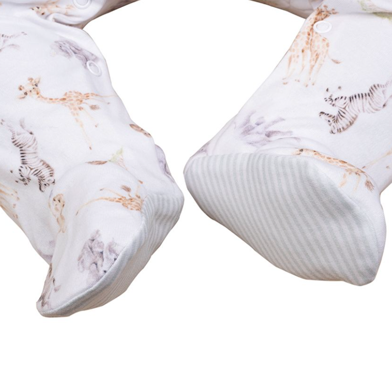 Wrendale Designs Little Savannah Printed Babygrow-2