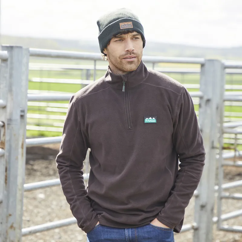 Ridgeline Men's Narvik Fleece - Deep Bark-8