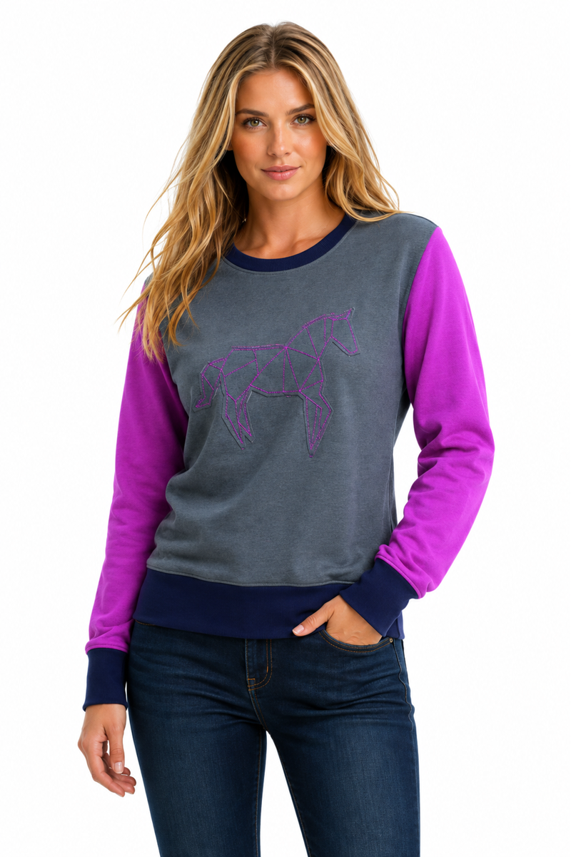 Horseware Zara Ladies Sweatshirt - Castle Rock