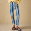 Joules Ladies Slim Straight Jeans - Blue Stripe