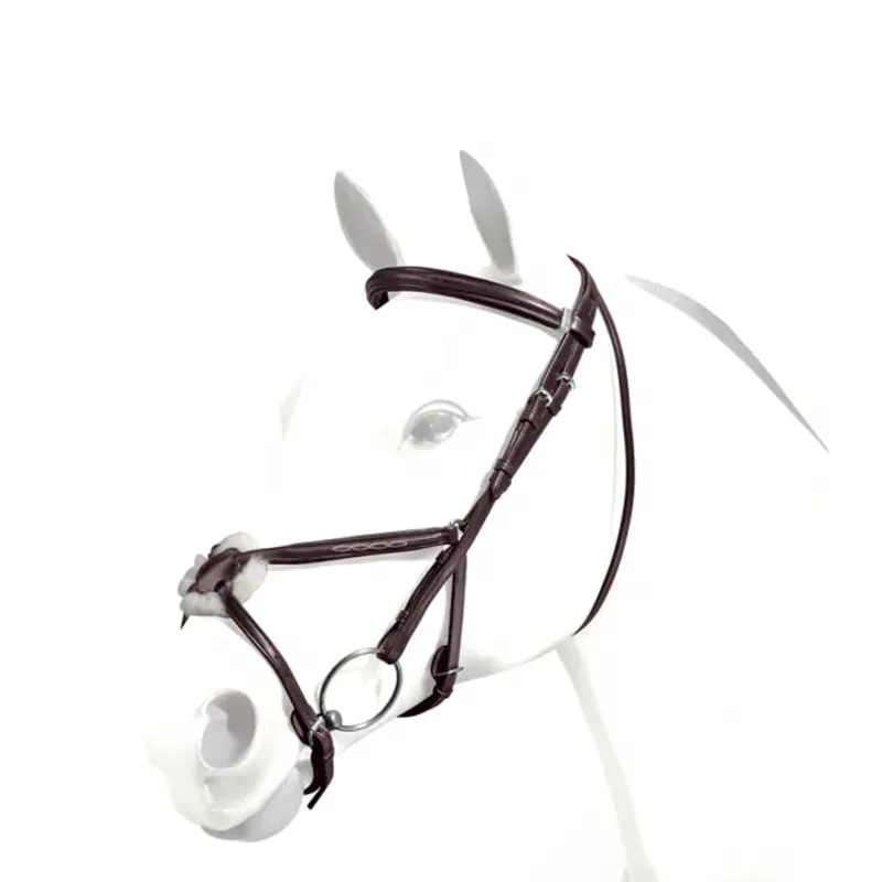 Equipe Emporio Fancy Stitch Grackle Bridle - Brown/Silver