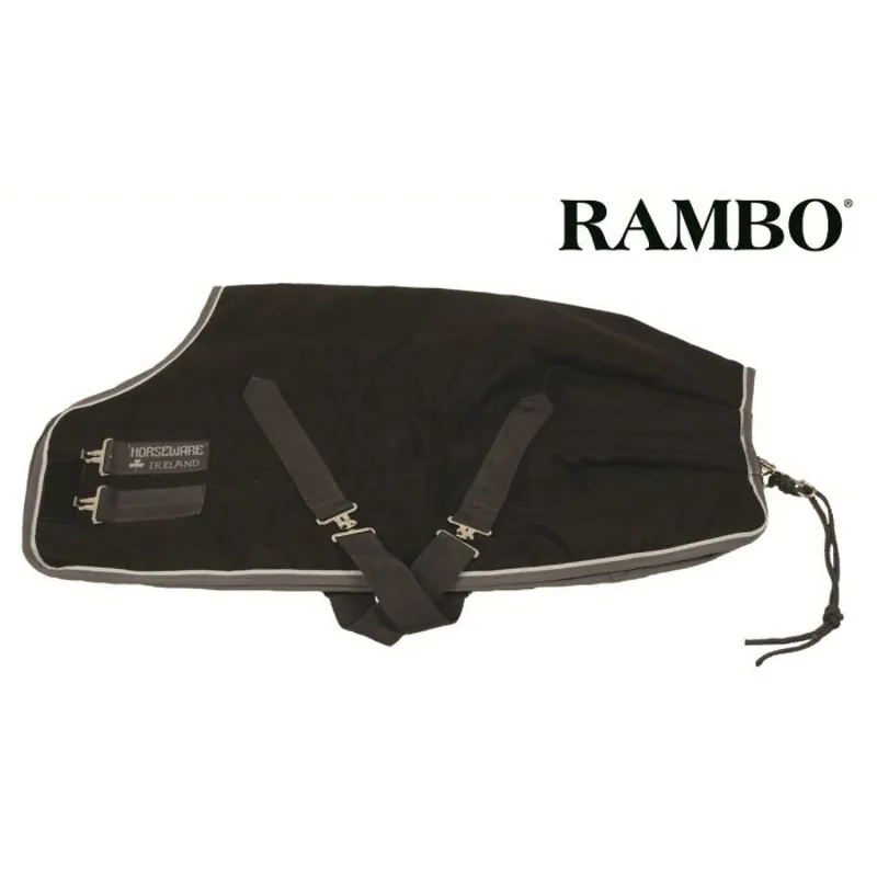 Horseware Rambo Stable Rug 400g Heavyweight - Black-1