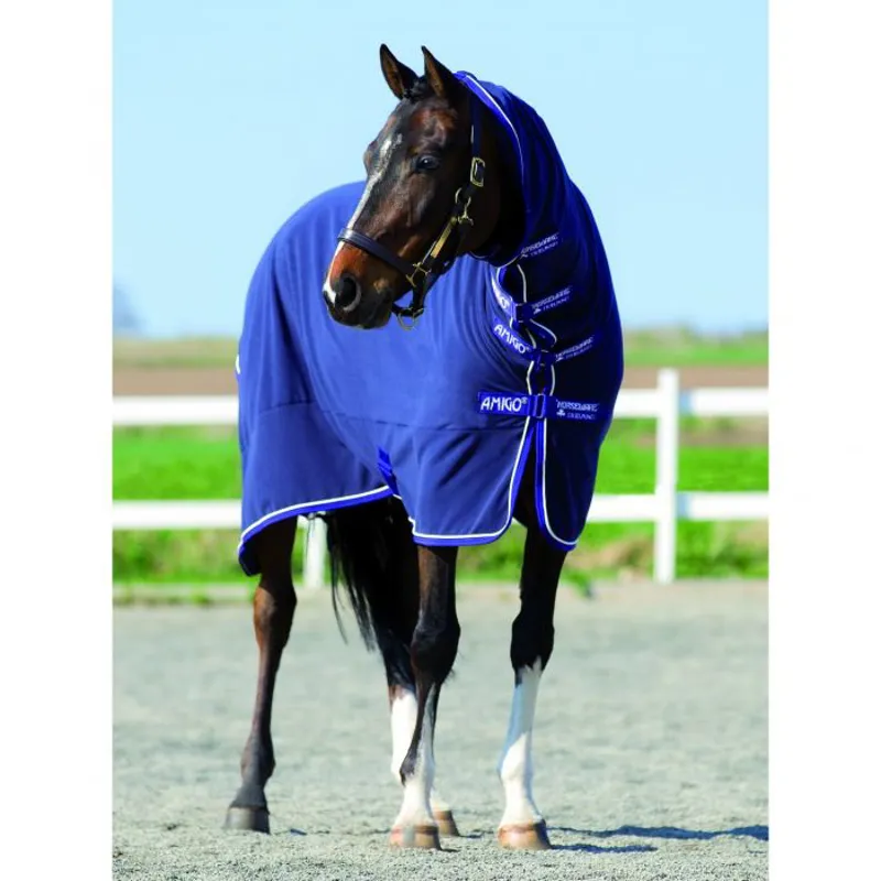Horseware Amigo All In One Plus Fleece 400g - Atlantic Blue/Blue/Ivory-1