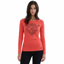 HV Polo Elaine Ladies Long Sleeve T-Shirt - Rouge