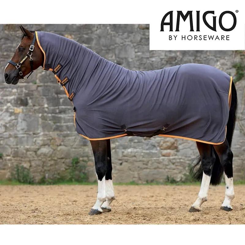 Horseware Amigo All in One Jersey Cooler - Excalibur/Orange