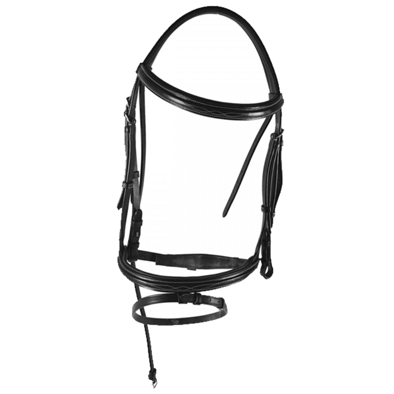 Horseware Amigo Deluxe Bridle with Rubber Reins - Black-1