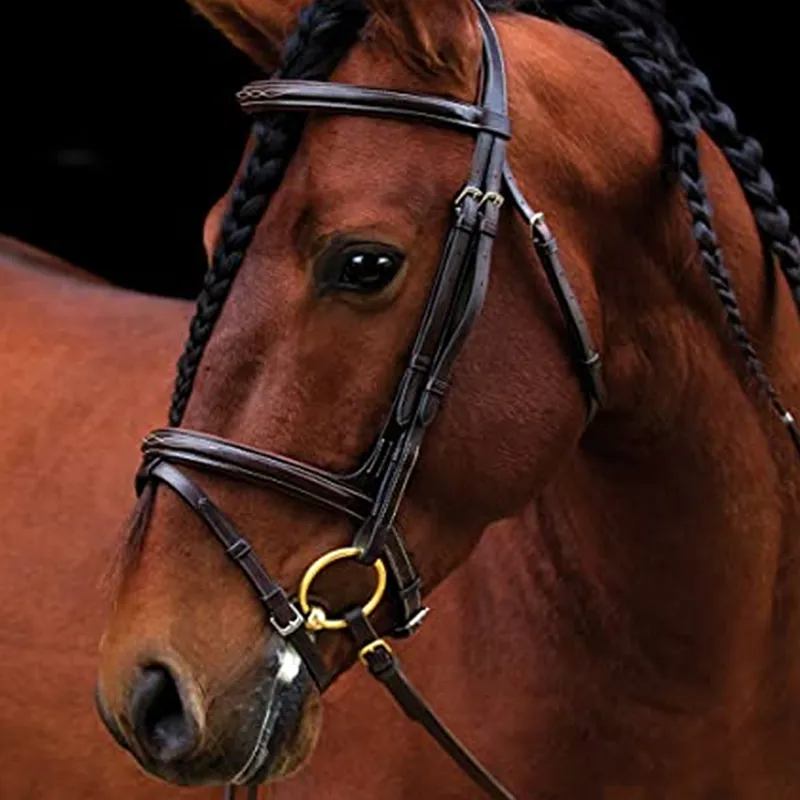 Horseware Amigo Deluxe Bridle with Rubber Reins - Brown
