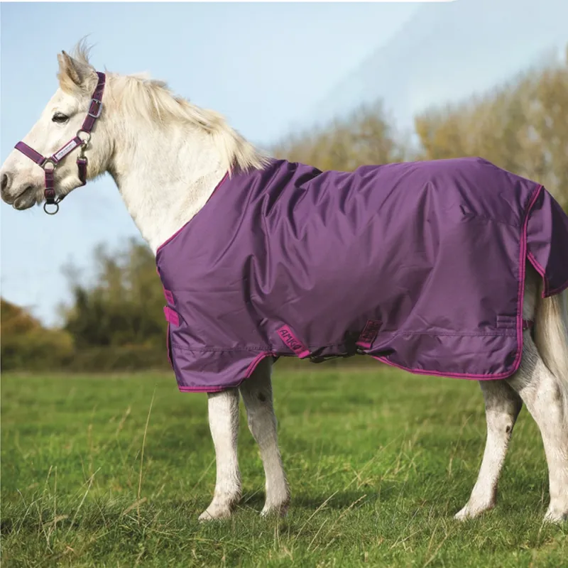 Horseware Amigo Pony Hero 6 Mediumweight Turnout Rug 200g - Berry/Fuschia