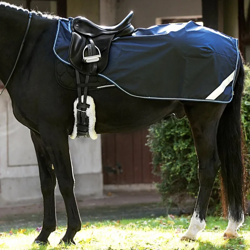 Horseware Amigo Competition Exercise Sheet 0g - Navy/Navy/White