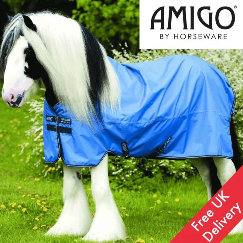 Horseware Amigo Hero 6 XL Lite Lightweight Turnout Rug - Colony Blue-1