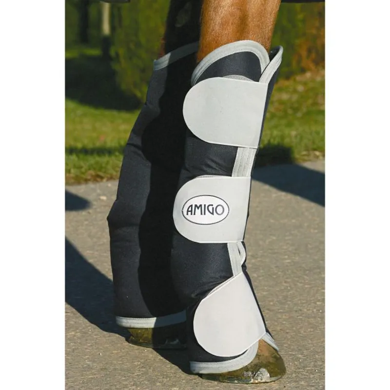 Horseware Amigo Travel Boots - Navy/Silver