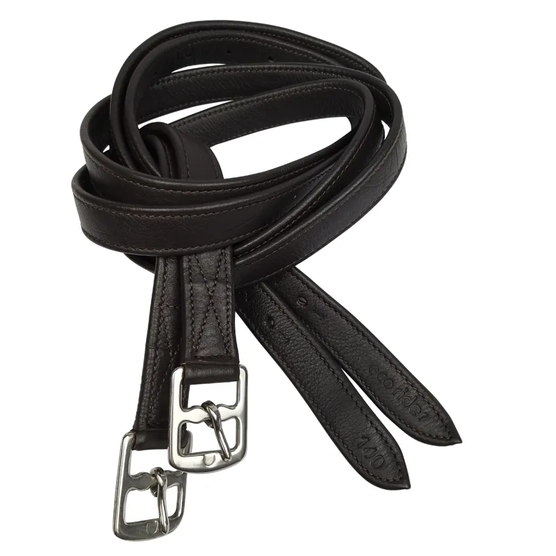 EcoRider Anti Stretch Synthetic Stirrup Leathers - Black
