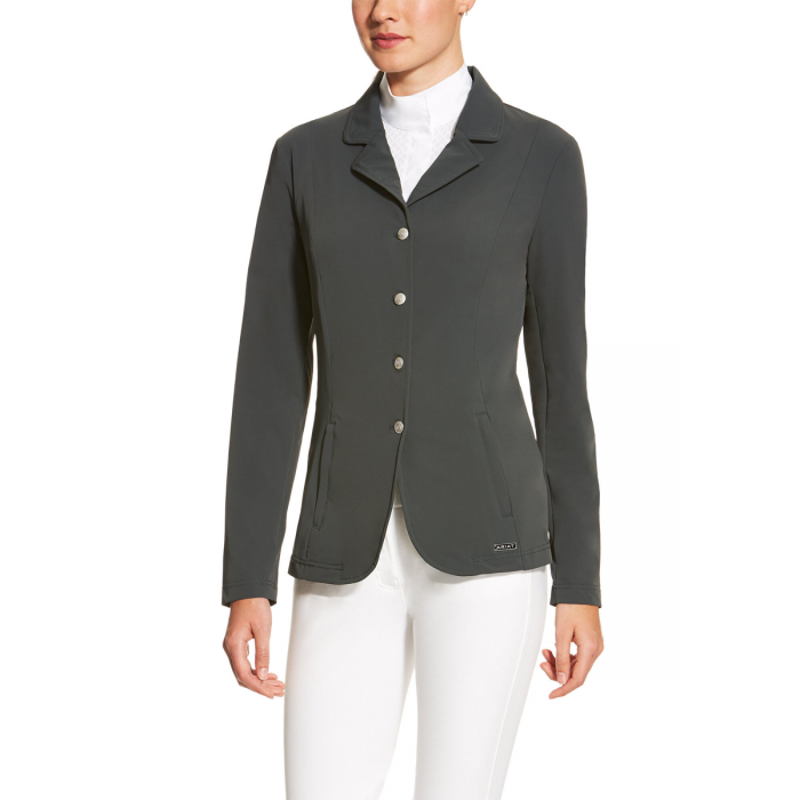 Ariat Artico Ladies Lightweight Show Jacket - Grey-2