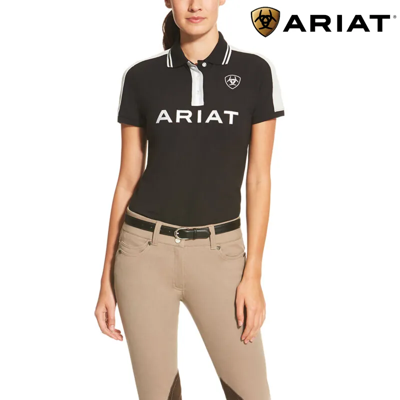 Ariat Ladies New Team Polo Shirt - Black