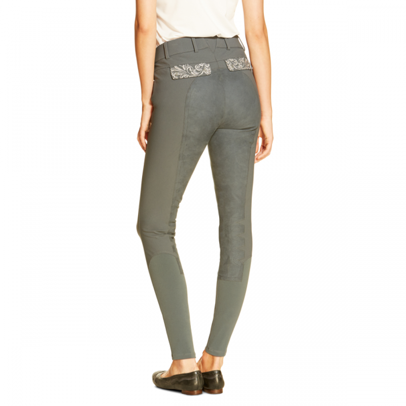 Ariat Olympia Corsair Ladies Full Seat Breeches - Granite-1
